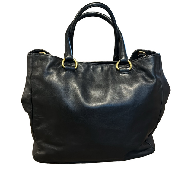 PRADA SOFT CALF TOTE & SHOULDER BAG - Picture 4 of 16